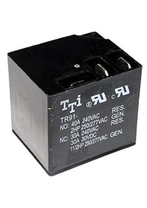 TR91-24VDC-SC-C-R,  24VDC/40A 240VAC TTI