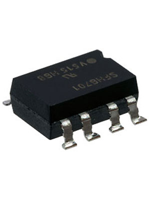 6N136-X007T, Optocoupler DC-IN 1-CH Transistor With Base DC-OUT 8-Pin PDIP SMD Tube Vishay
