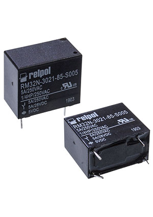 RM32N-3021-85-S006,  6VDC 1 Form A 250VAC/5 RELPOL