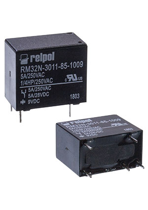 RM32N-3011-85-1009, 2615028  ,  9VDC 1 Form C 250VAC/5 RELPOL