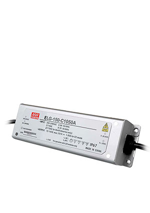 ELG-150-48A-3Y, AC/DC LED, 48В,3.13А,150Вт,IP65 блок питания для светодиодного освещения Mean Well